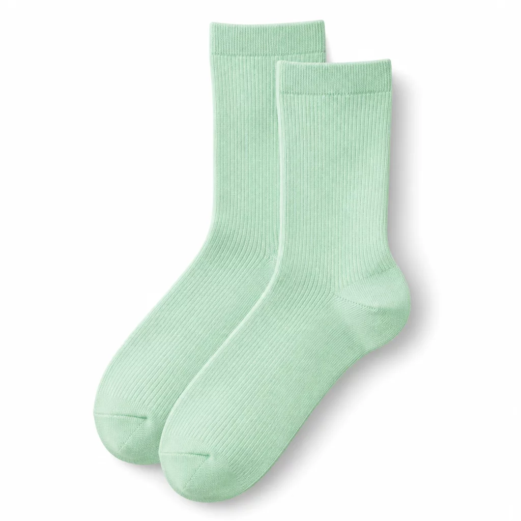 Mint Green Summer Socks - Lightweight cooling mesh socks