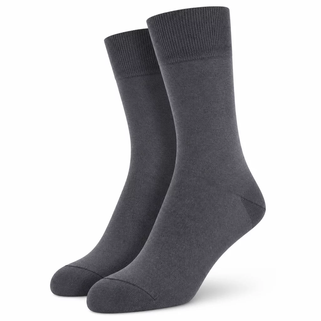 Slate Grey Business Socks - Executive luxury dress socks